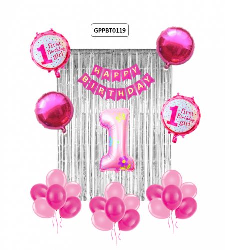 1st  Birthday Girl  Theme 38pc Set