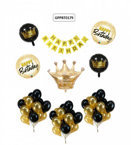 Crown Happy Birthday Theme 36pc Set