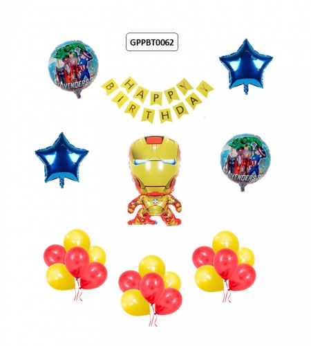 Ironman Birthday Theme 36pc Set