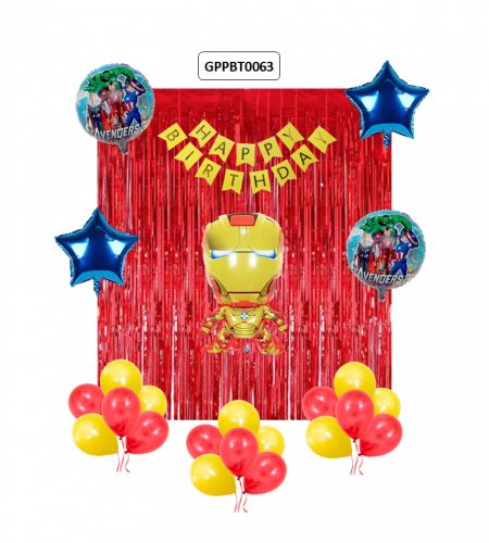 Ironman Birthday Theme 38pc Set