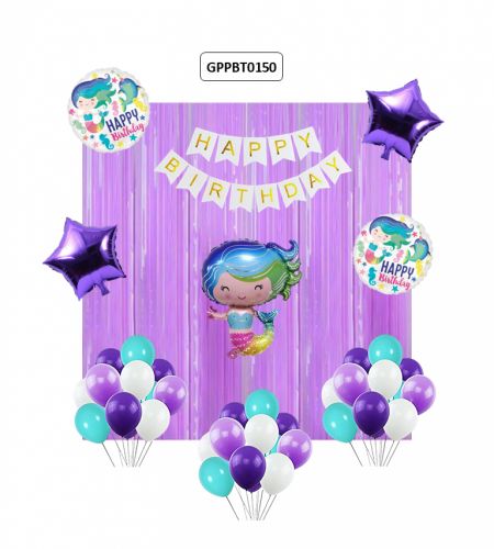 Mermaid Birthday Theme 38pc Set