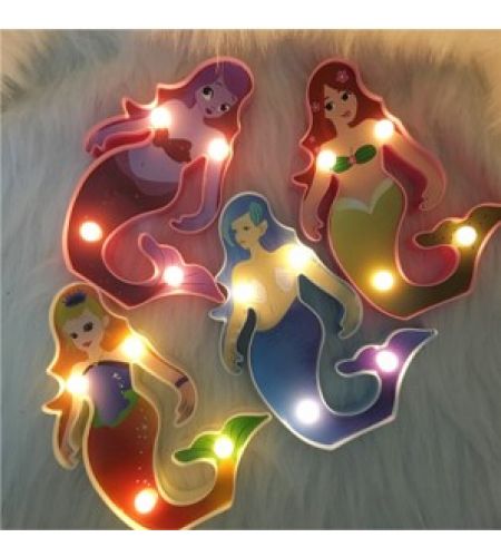 Mermaid Marquee Light (Random Color Will Be Deliver)