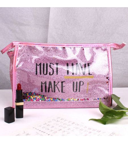 Must Have Make Up Pouches ( Light Pink )