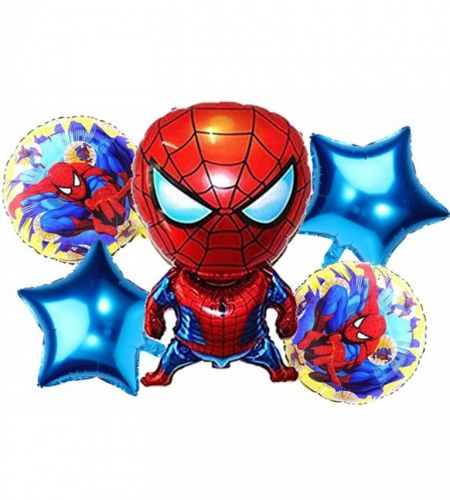 Spiderman Foil Balloon Set Of 5 Pcs.