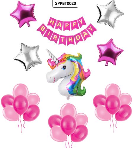 Unicorn Birthday Theme 36pc Set - GPPBT0020