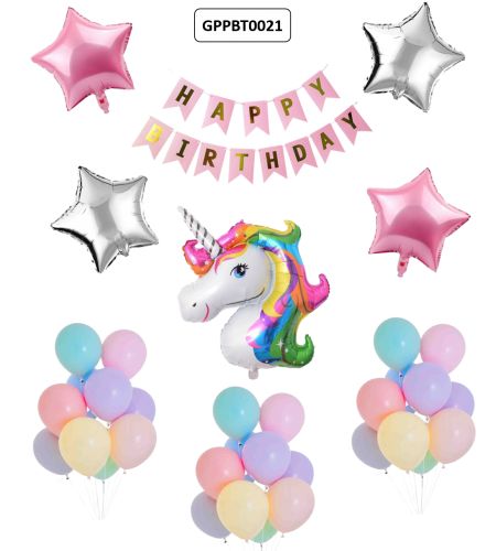 Unicorn Birthday Theme 36pc Set - GPPBT0021