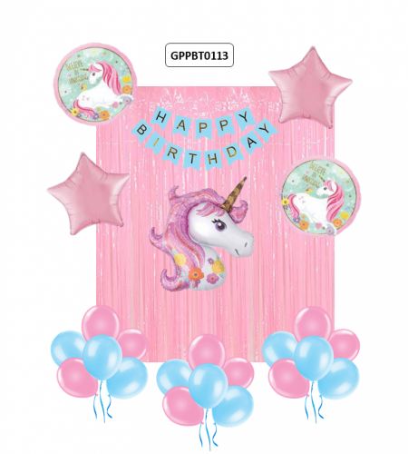 Unicorn Birthday Theme 38pc Set